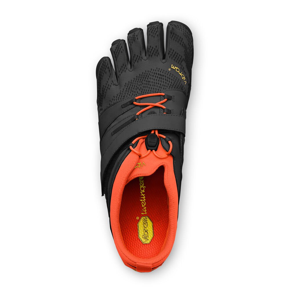 Botas Montaña Hombre Negros/Naranjas - FiveFingers V-Train 2.0 - BRCGTL-438